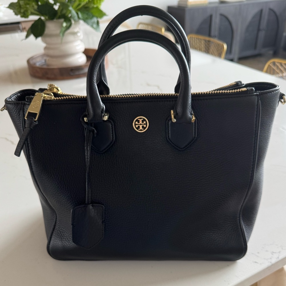 Tory Burch Black Leather Handbag